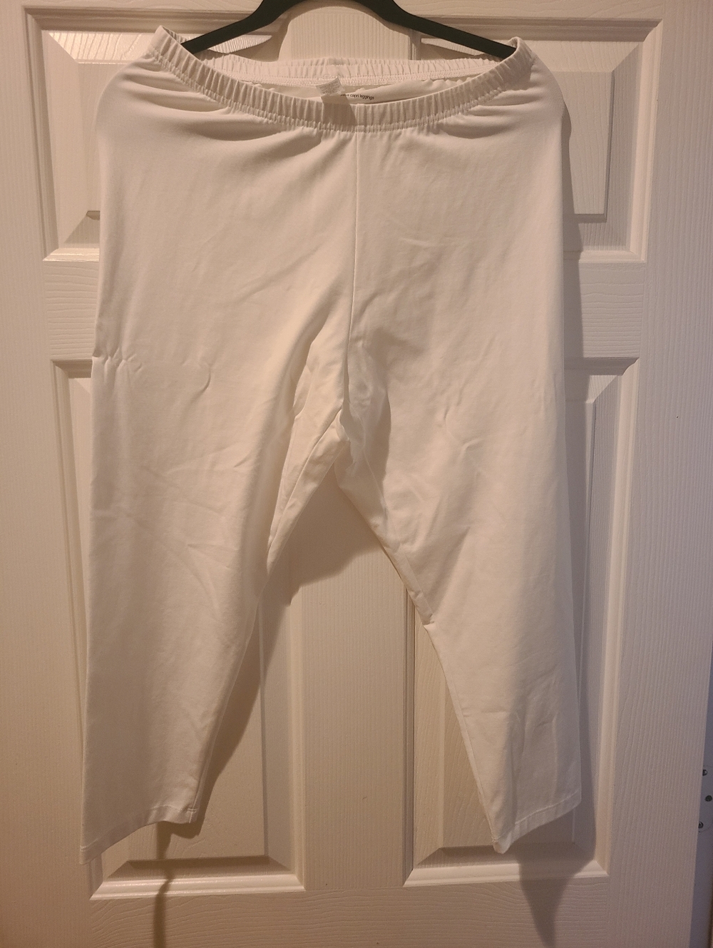 J.Jill White Capri Leggings, Size XL ,Pre-owned, please review photos